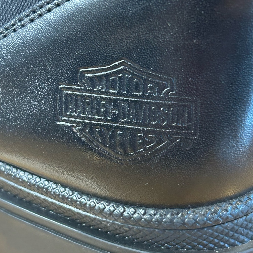 NWT Harley-Davidson Women’s Lenora 6 Mid-Calf Black Full-Grain Leather Boots - Picture 5 of 12